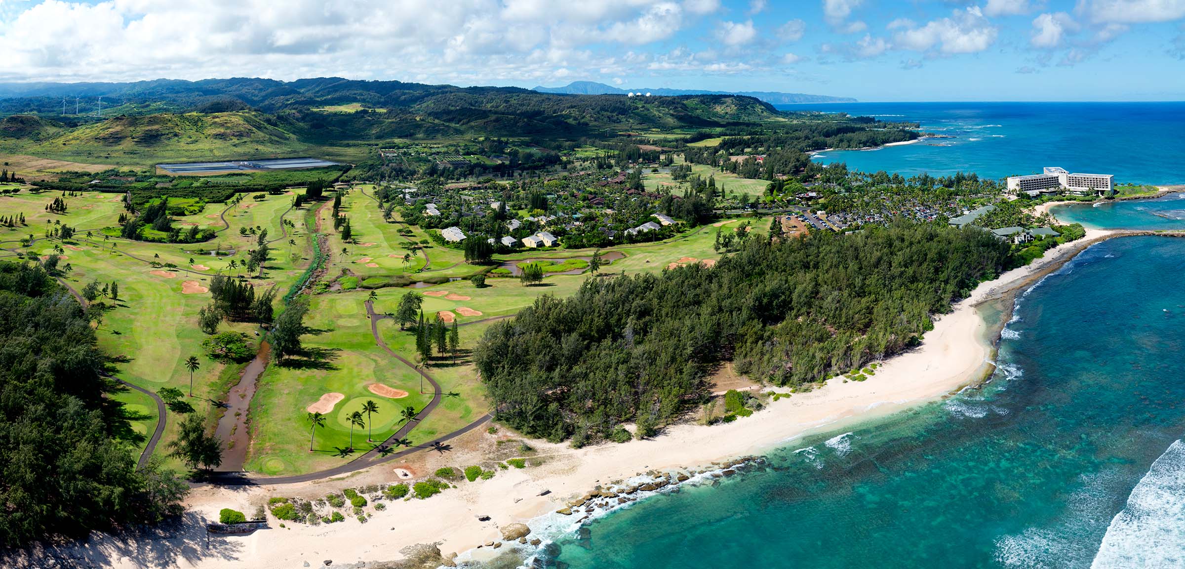 Turtle Bay Overview from the East