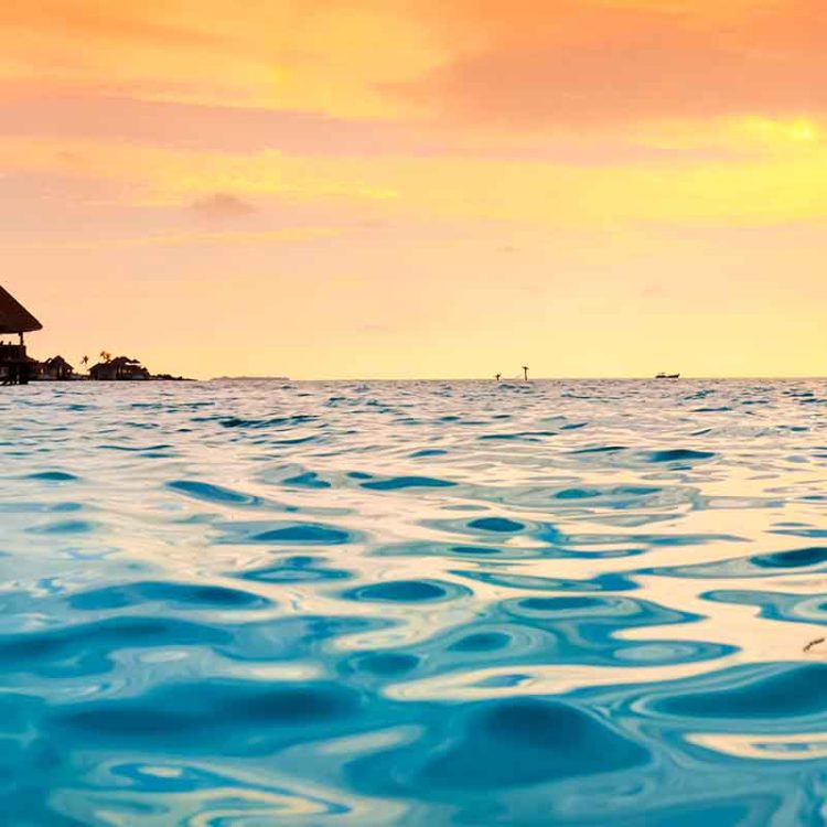 Maldivian Dhoni Boat Sunset