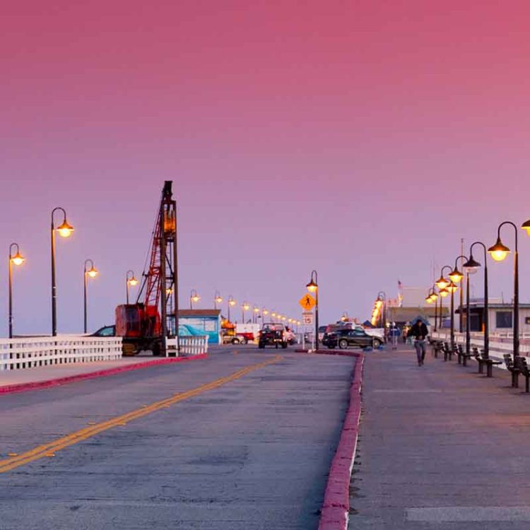 On Santa Cruz Pier