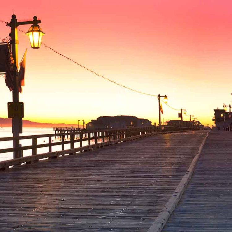 Santa Barbara Pier Pastels