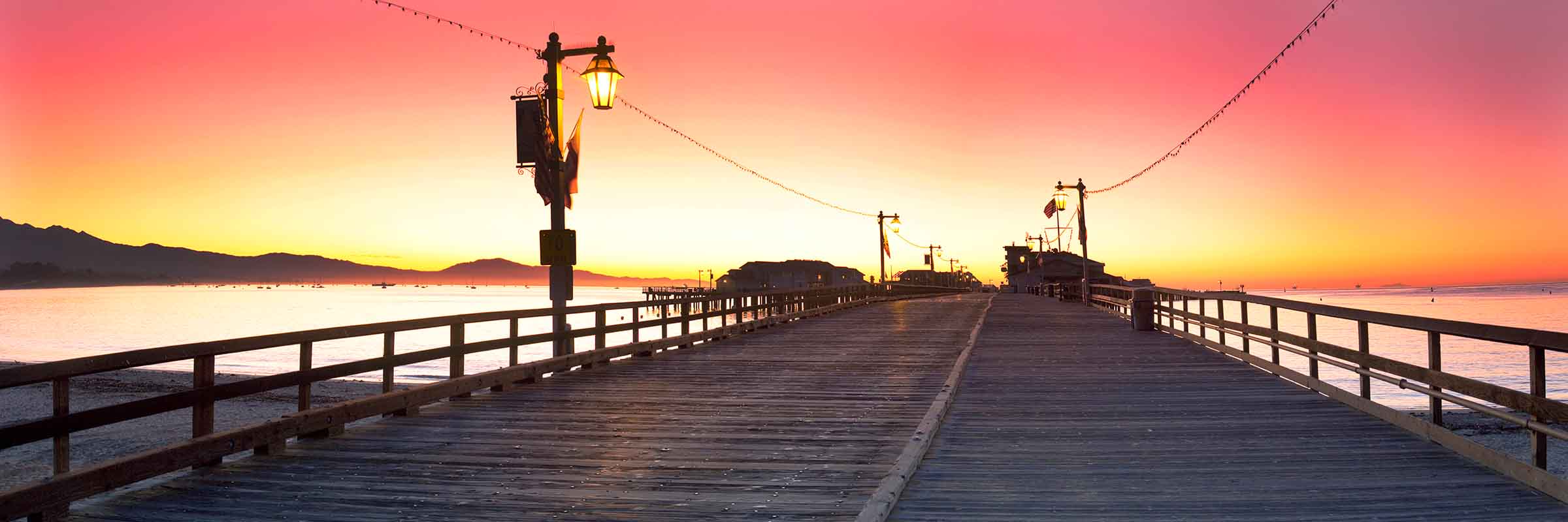 Santa Barbara Pier Pastels
