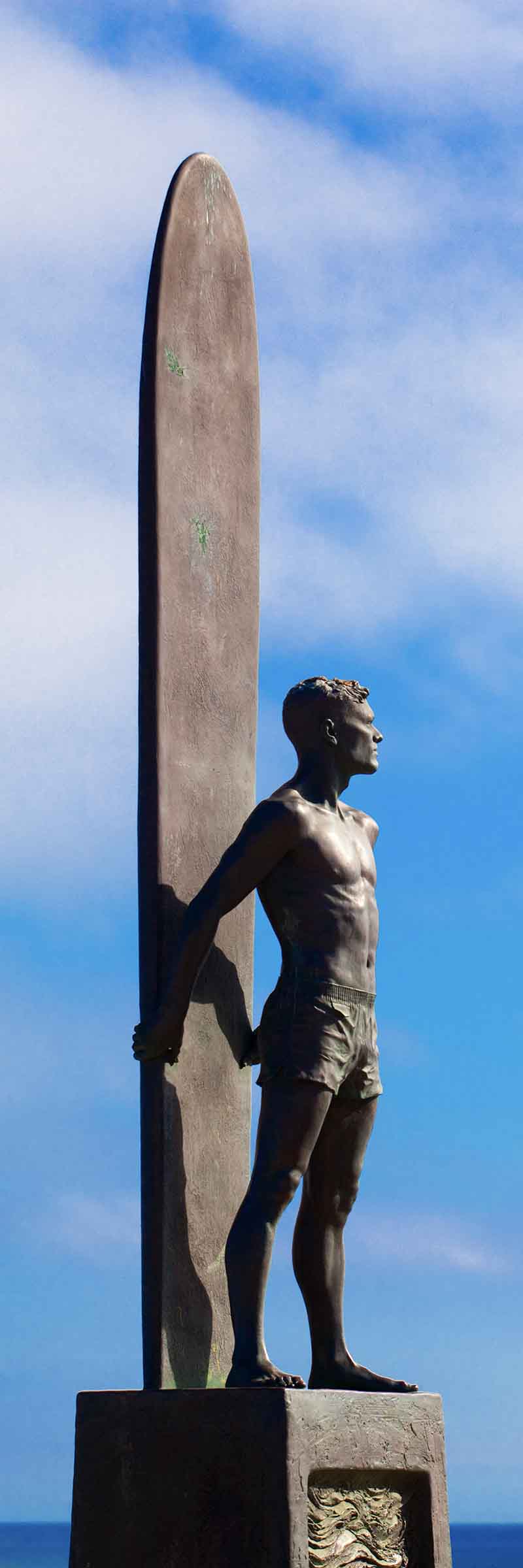 Santa Cruz Surfer Statue