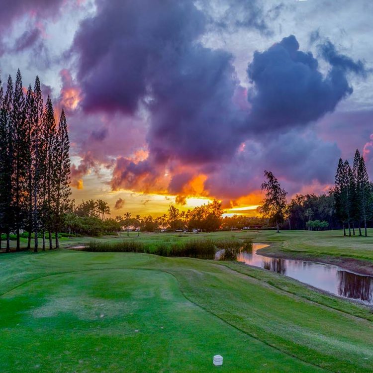 Turtle Bay 18th Hole Tee