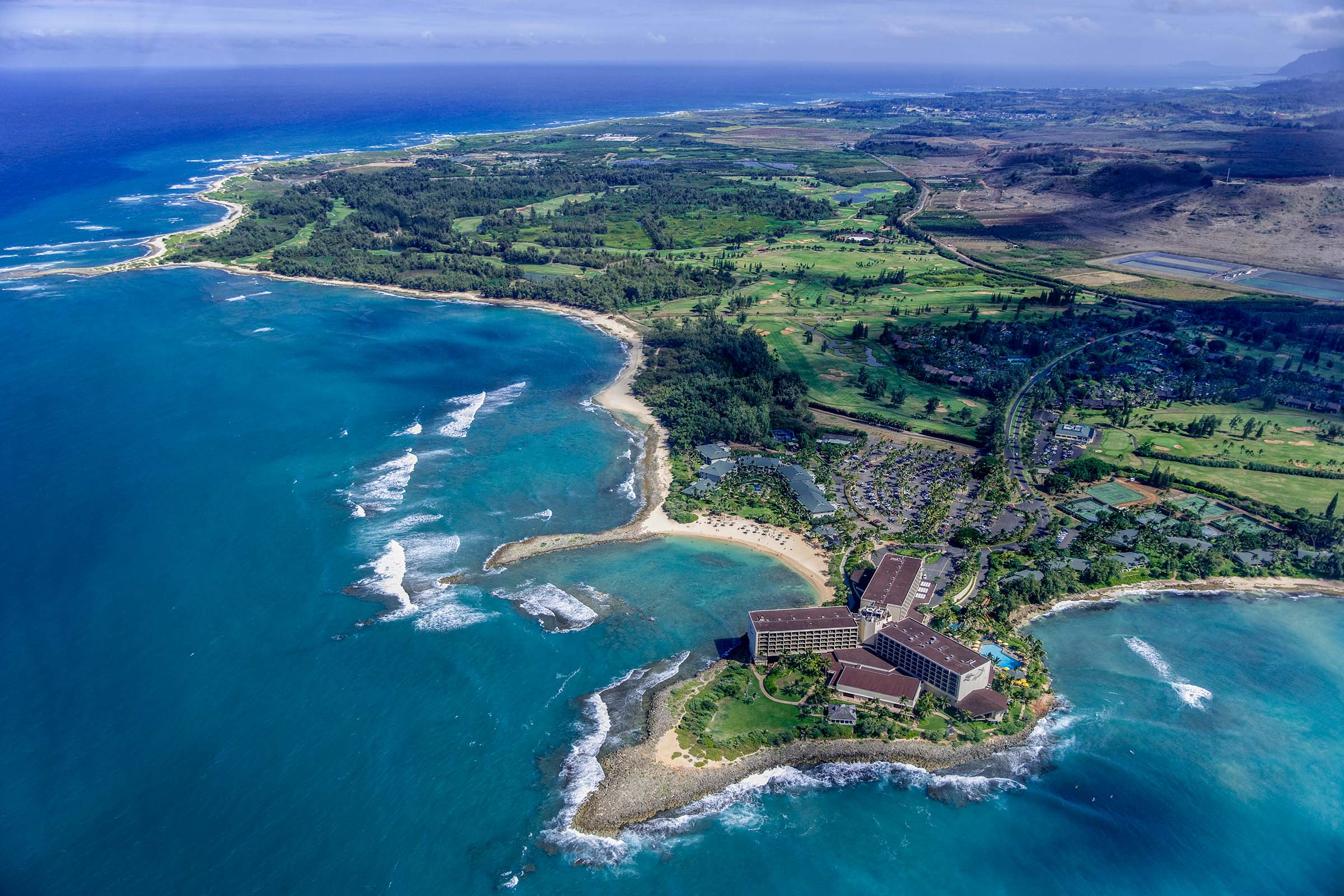Turtle Bay Overview - Looking West