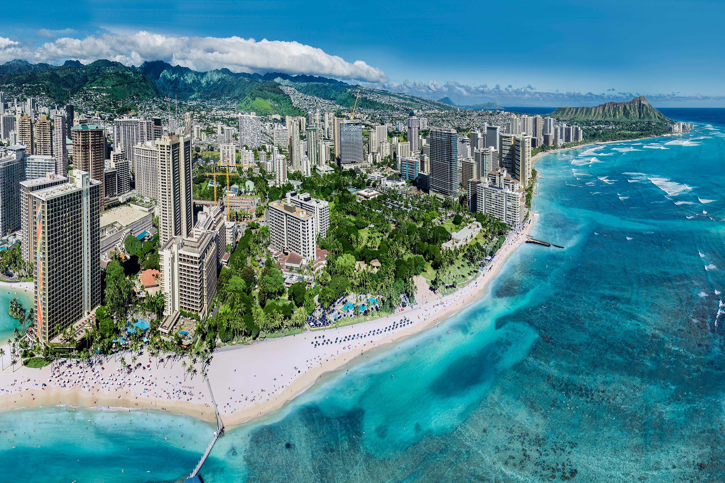 Waikiki Beach Overview