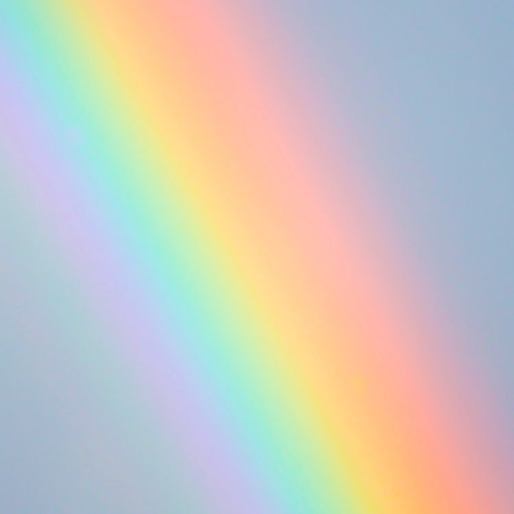 Clear Rainbow Sky